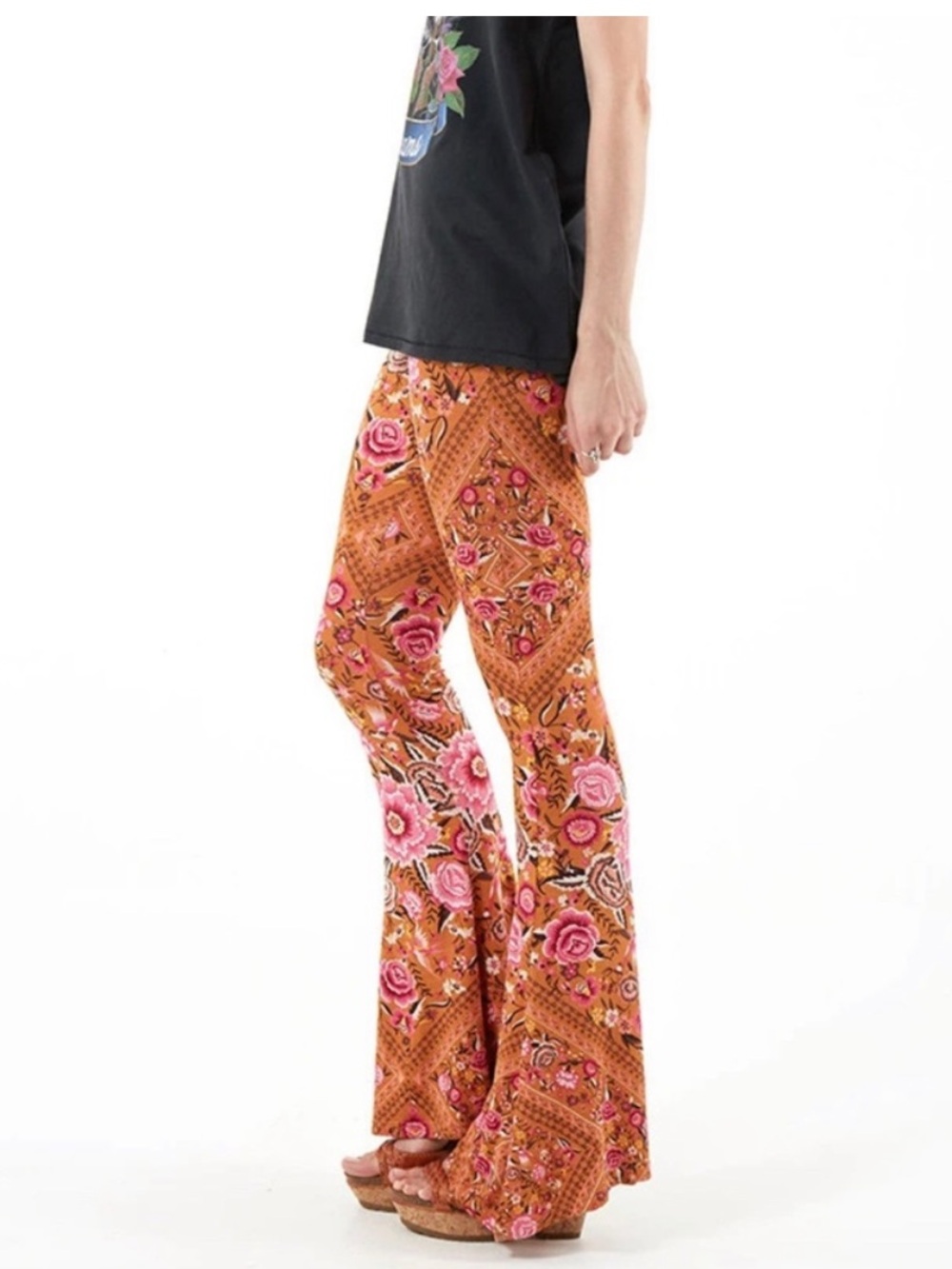 Spell Babushka Bells Bottom Pants Amber M ✨ Rare 2016 Archive - Picture 5 of 12